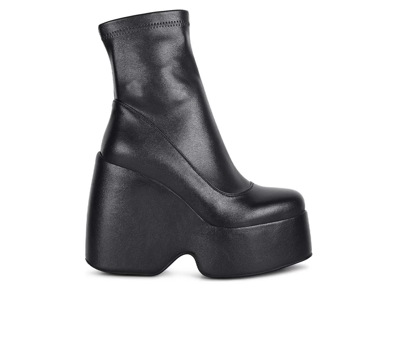 Women's Rag & Co Purnell Wedge Platform Booties 3 Women's Rag & Co Purnell Wedge Platform Booties
