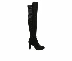 Women's London Rag Fauna Block Heel Knee High Boots