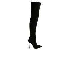 Women's London Rag Jaynetts Over The Knee Stiletto Boots