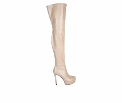 Women's London Rag Marvelettes Over The Knee Stiletto Boots