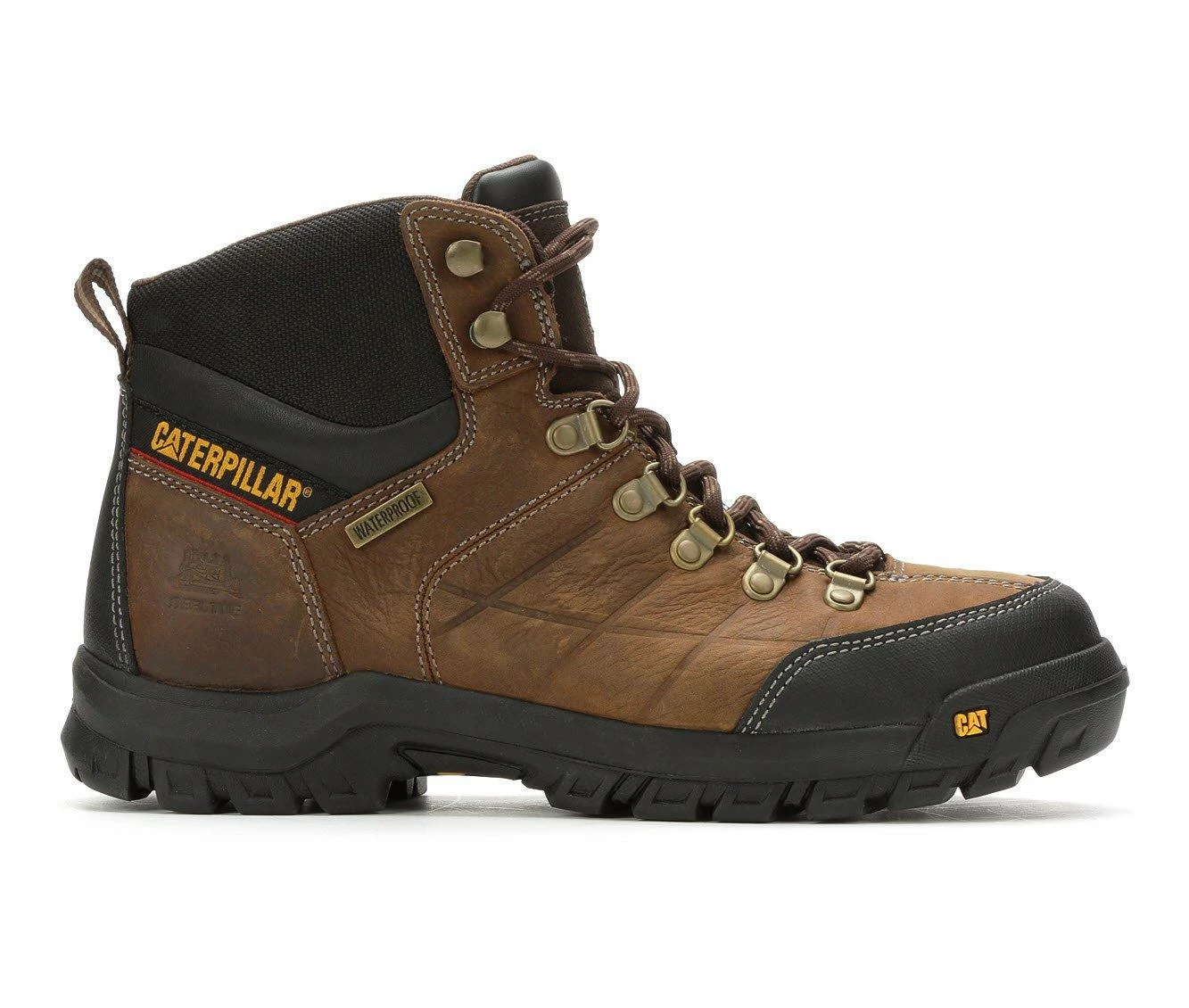 Men's Caterpillar Threshold Waterproof Steel Toe Work Boots 4 Men's Caterpillar Threshold Waterproof Steel Toe Work Boots - Image 2