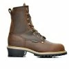Men's Carolina Boots CA9821 8 In Steel Toe Waterproof Logging Work Boots -Winter and Snow Boots Shop 1 796