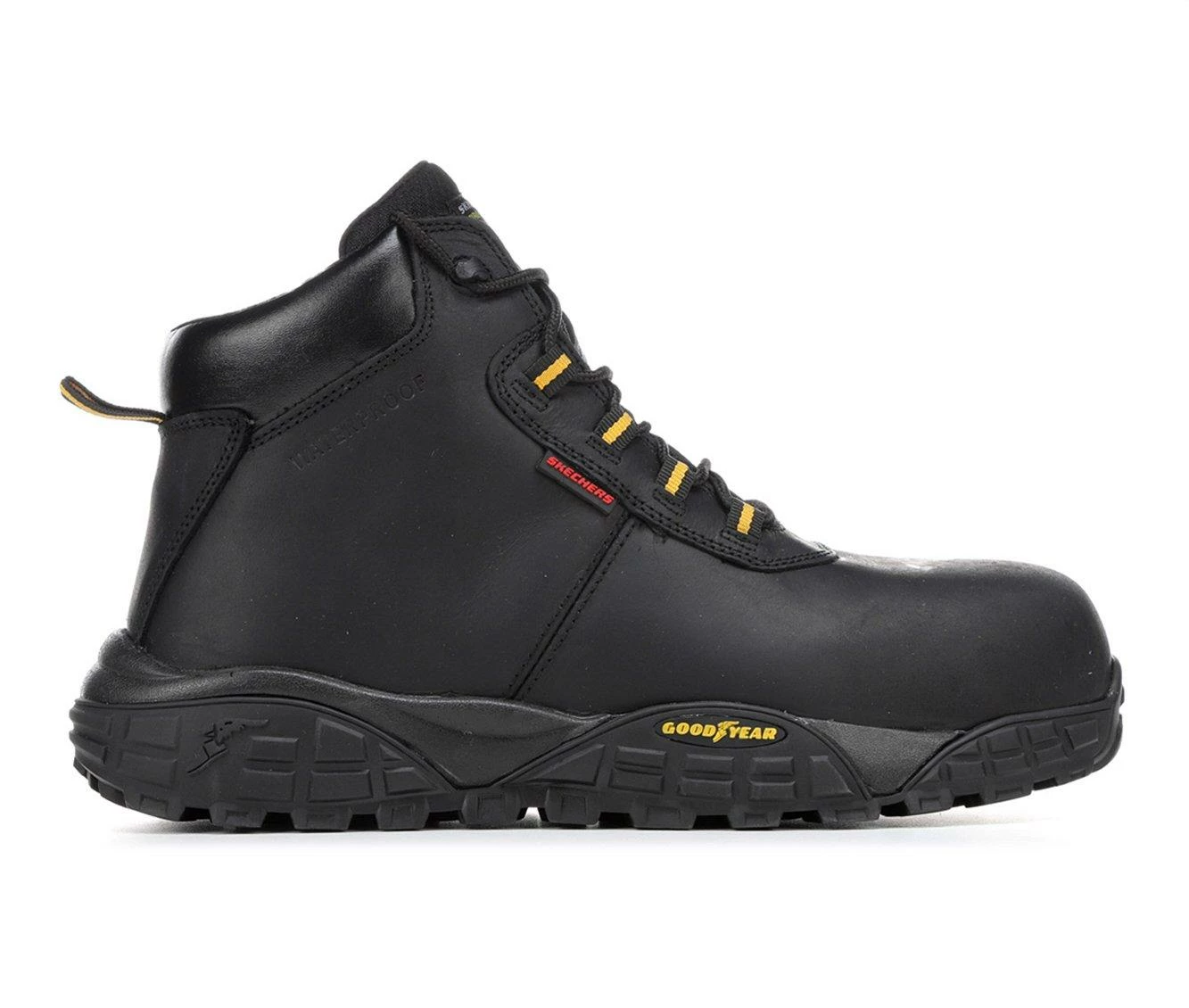 Men's Skechers Work 200083 Trental Goodyear Alloy Toe Work Boots 4 Men's Skechers Work 200083 Trental Goodyear Alloy Toe Work Boots - Image 2