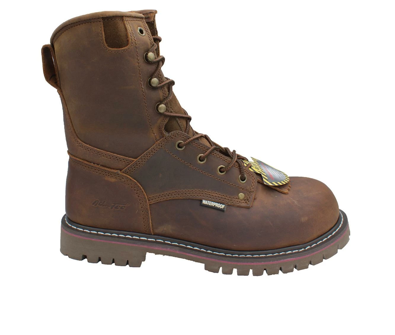 Men's AdTec Men's 1021 8" Comp Toe Waterproof Logger Work Boots 3 Men's AdTec Men's 1021 8" Comp Toe Waterproof Logger Work Boots