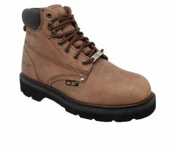 Men's AdTec 6" Full Grain Leather Steel Toe Work Boots -Winter and Snow Boots Shop 2 417