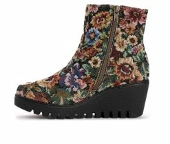 Women's MUK LUKS Vermont Essex Wedge Wedge Booties 11 Women's MUK LUKS Vermont Essex Wedge Wedge Booties -Winter and Snow Boots Shop 3 538