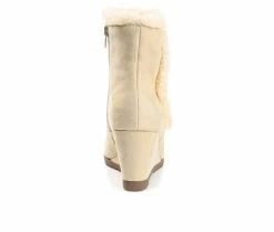 Women's Journee Collection Nonie Winter Wedge Boots -Winter and Snow Boots Shop 5 4